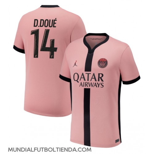 Camiseta Paris Saint-Germain Desire Doue #14 Tercera Equipación Replica 2024-25 mangas cortas